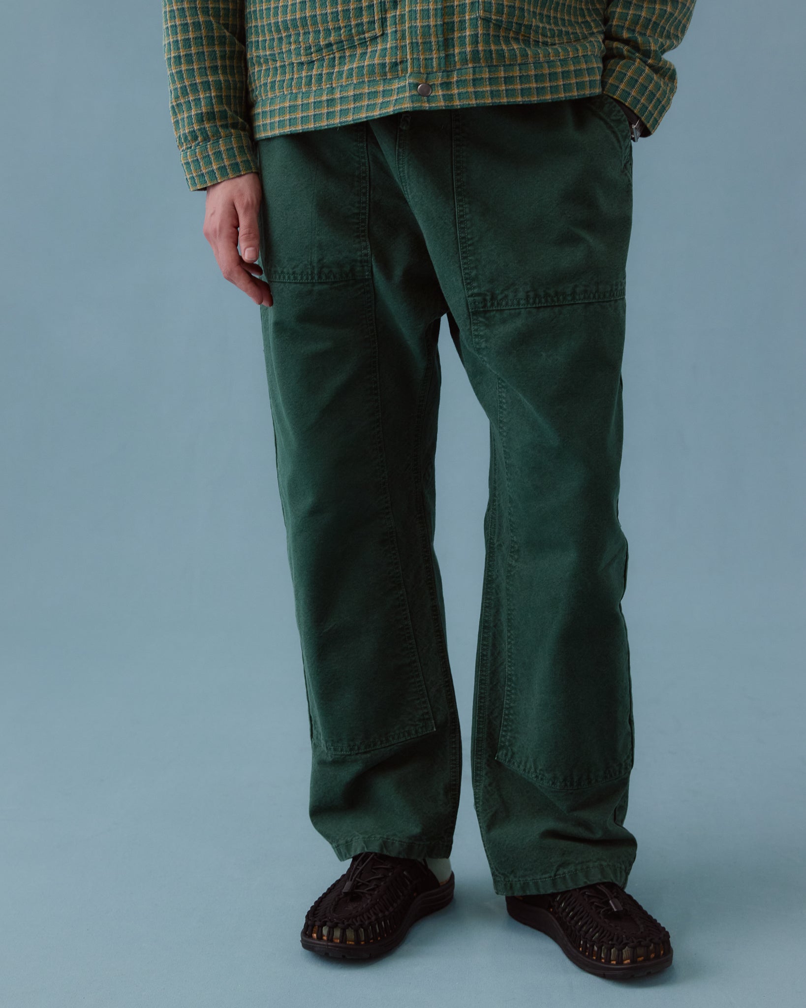 Double Knee Trouser - Green