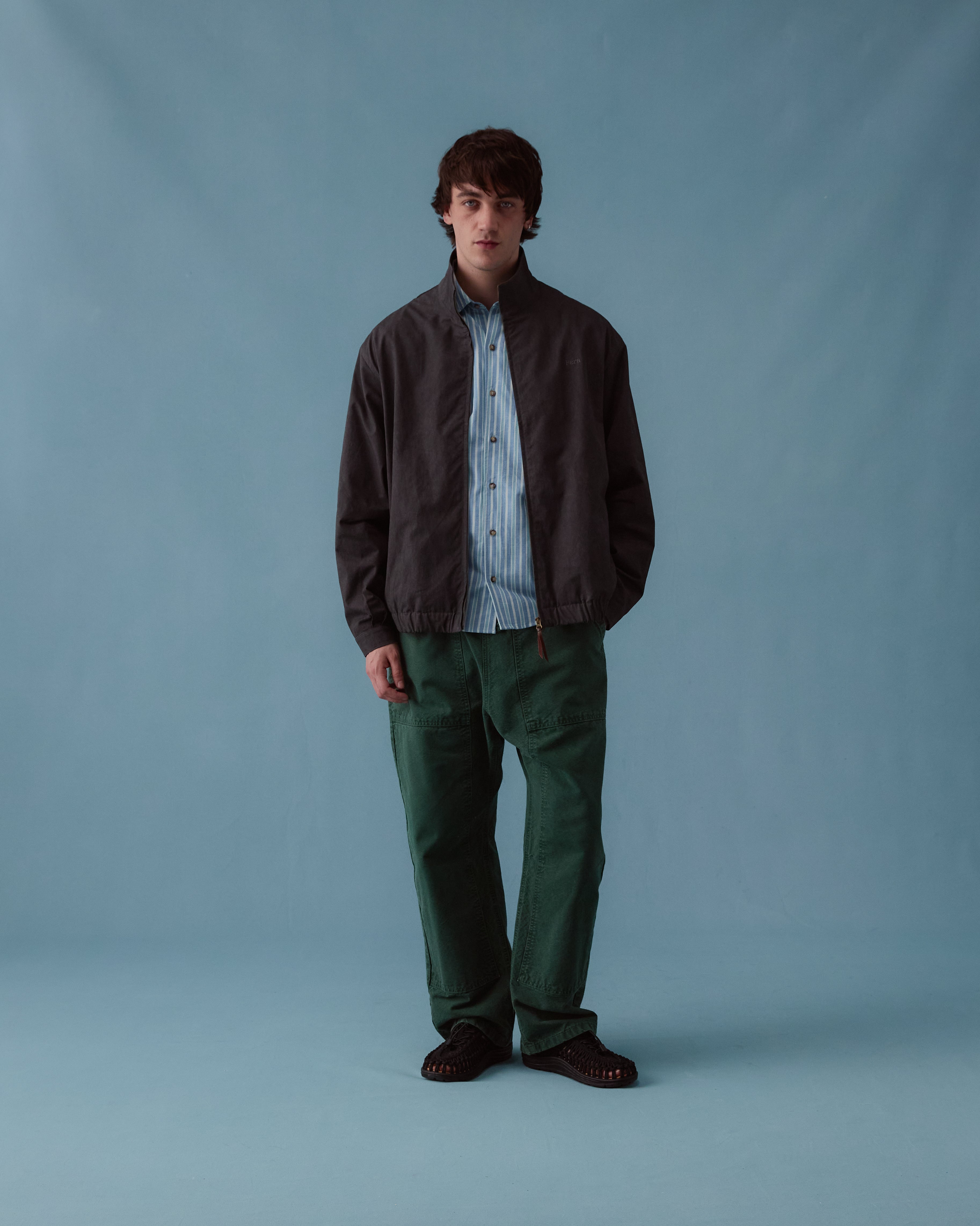 Cotton Windbreaker - Charcoal