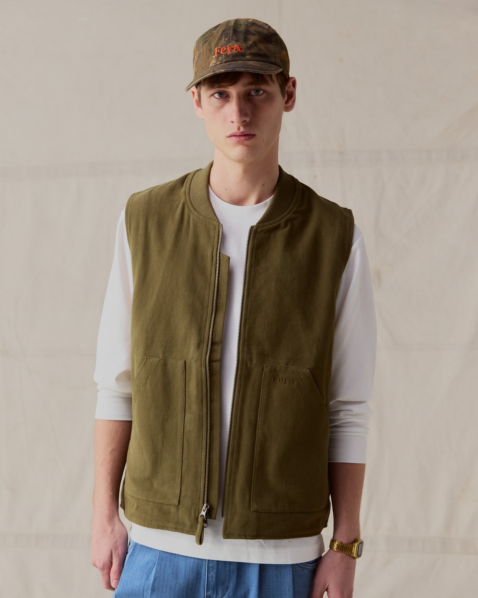 Poacher Gilet - Marsh Green