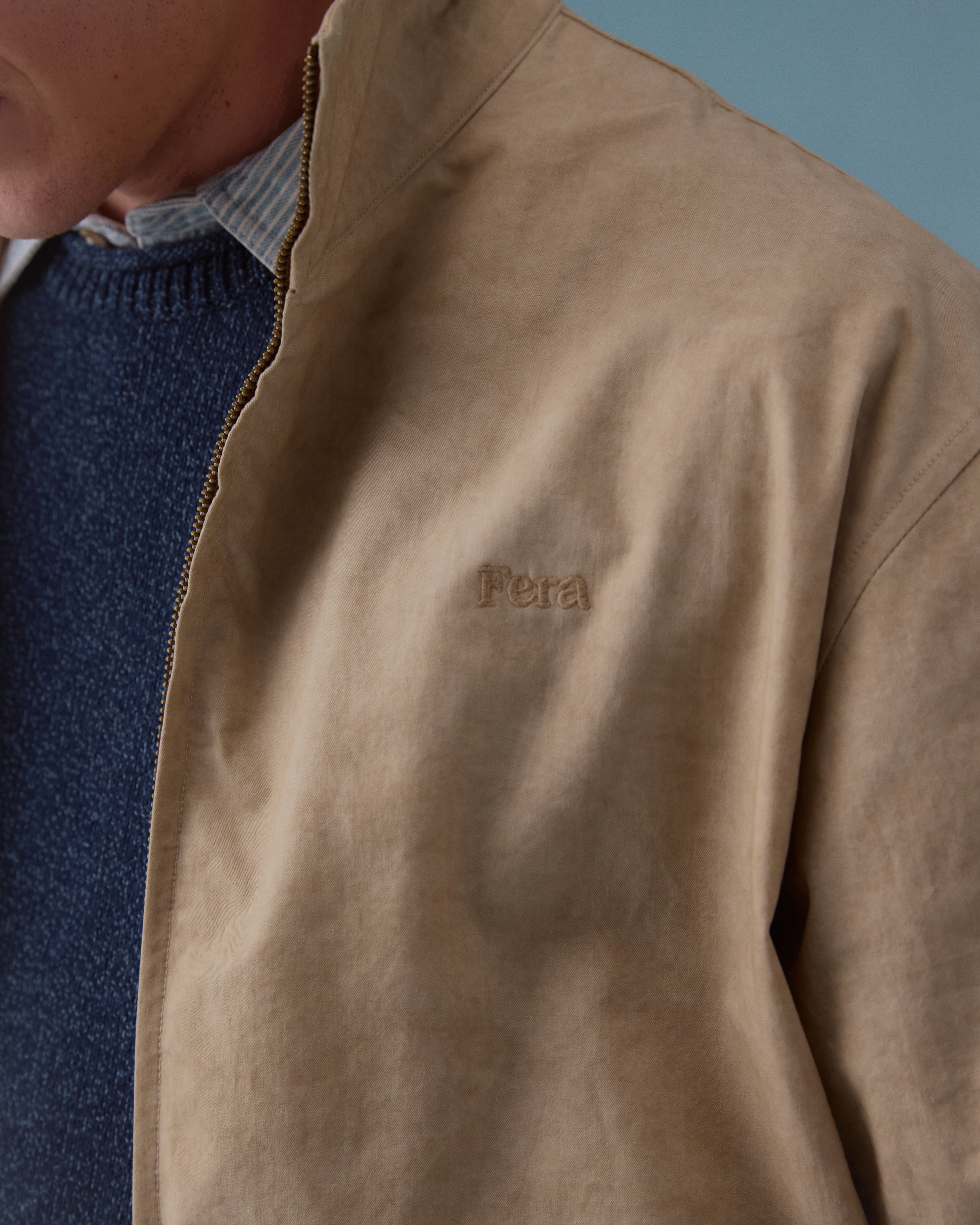 Cotton Windbreaker - Sand