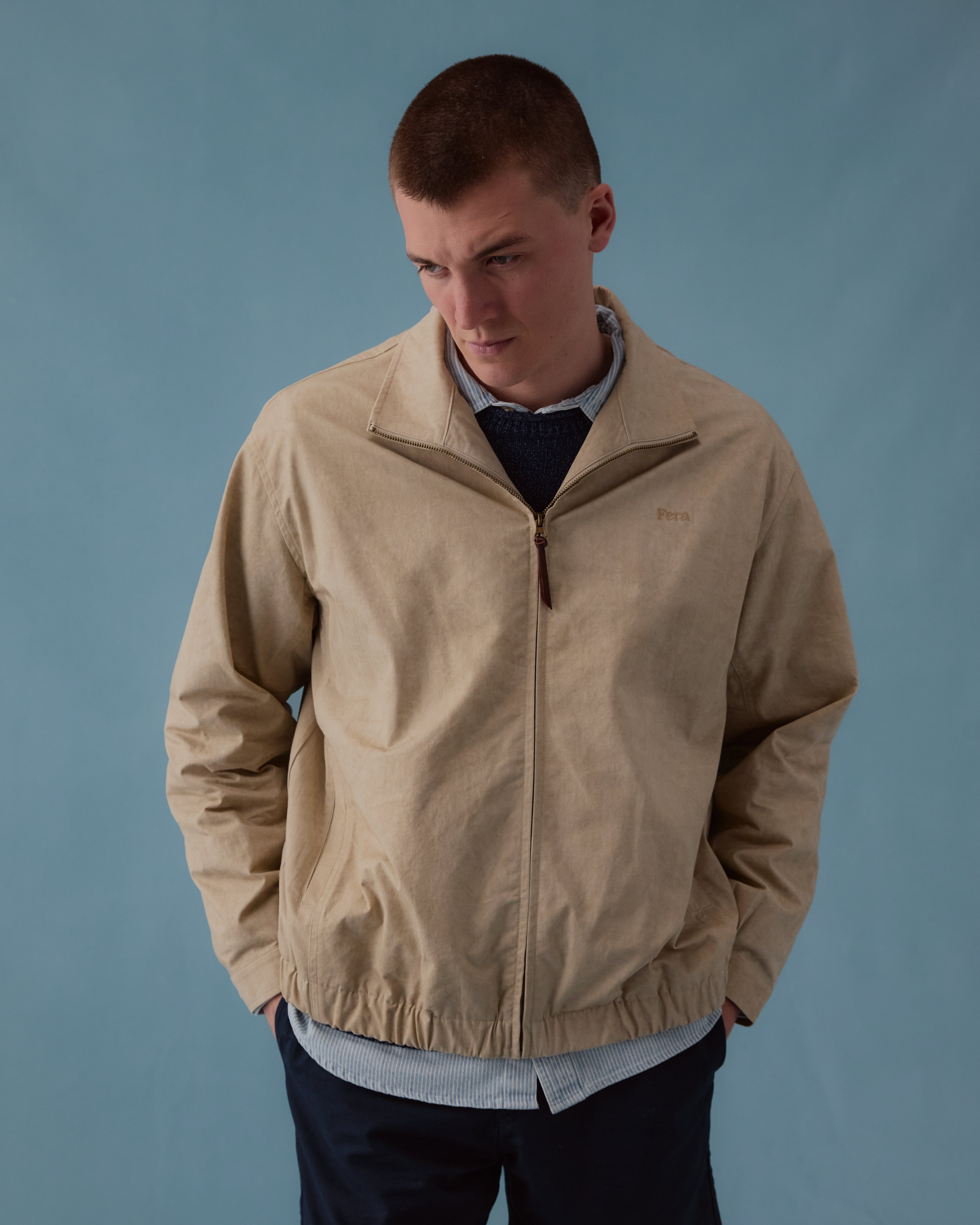 Cotton Windbreaker - Sand