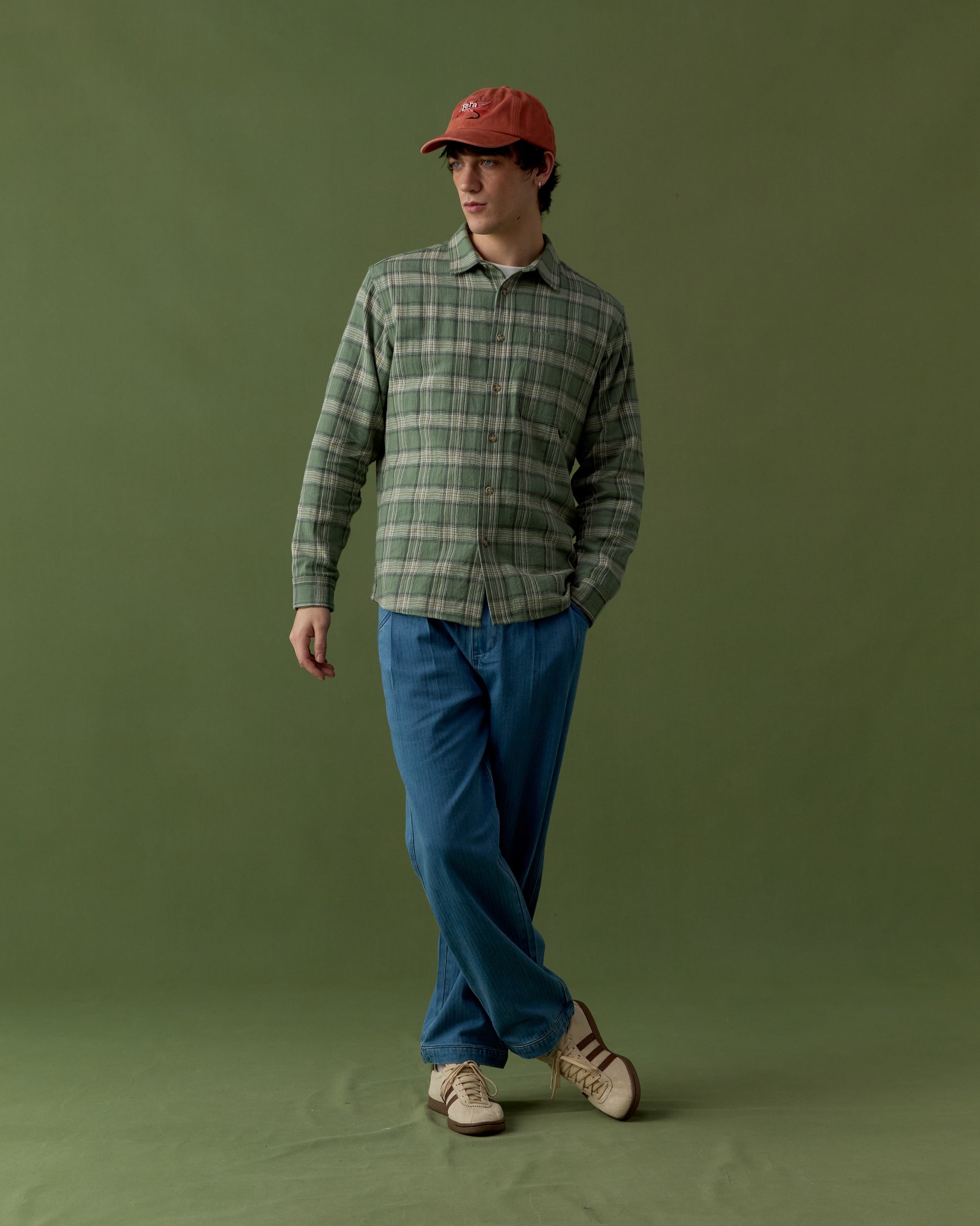 Japanese Flannel Shirt - Green