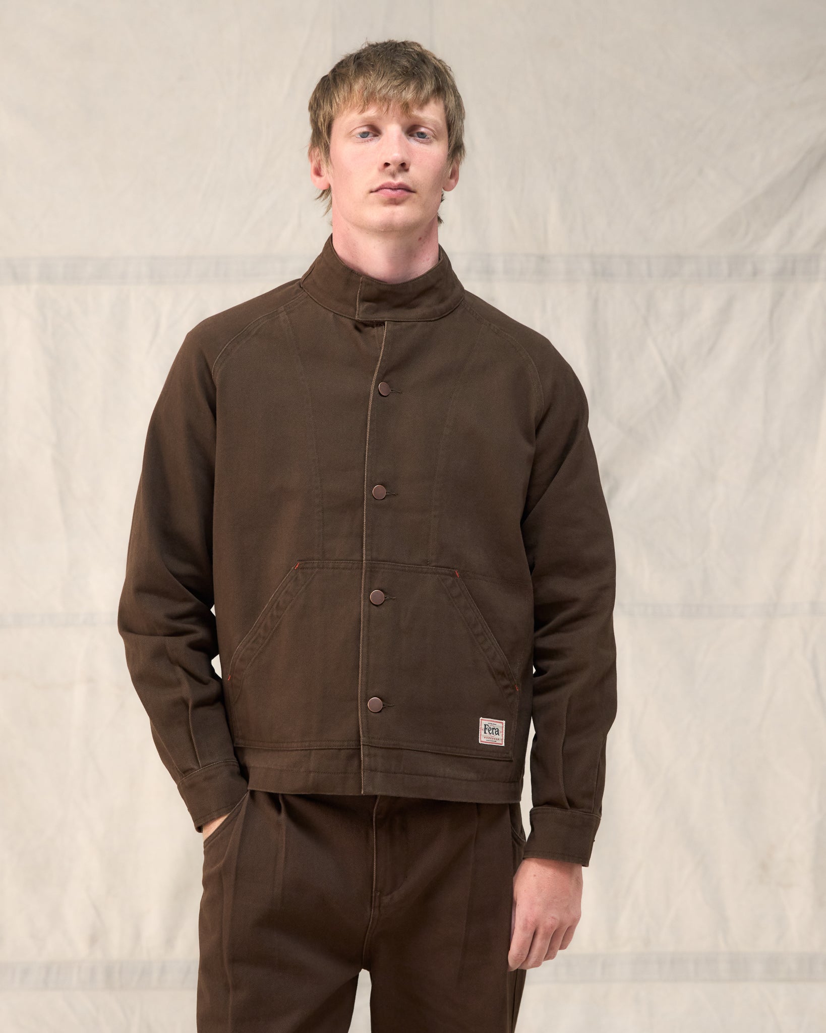 The Fera Uniform Jacket in Brown
