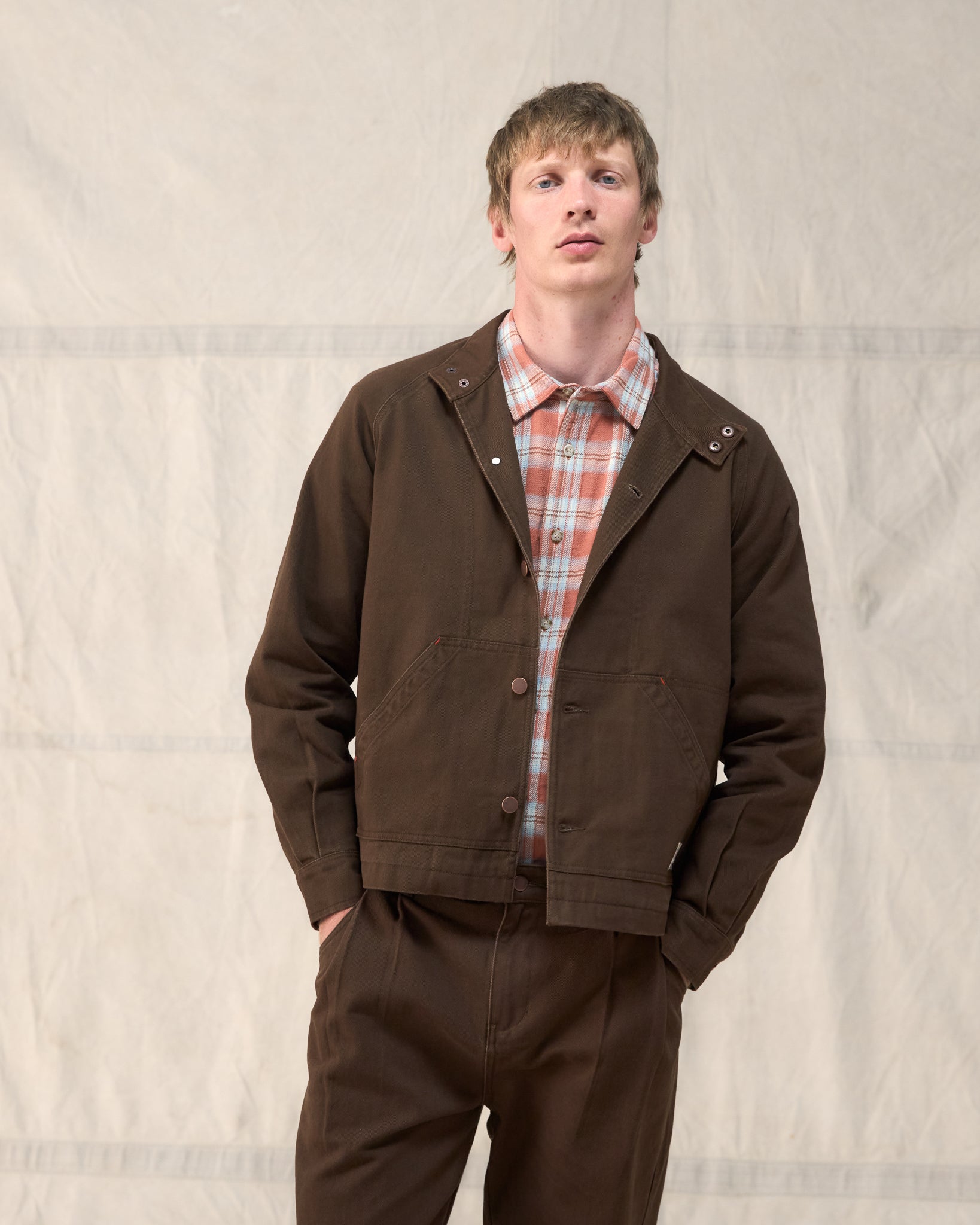 The Fera Uniform Jacket in Brown
