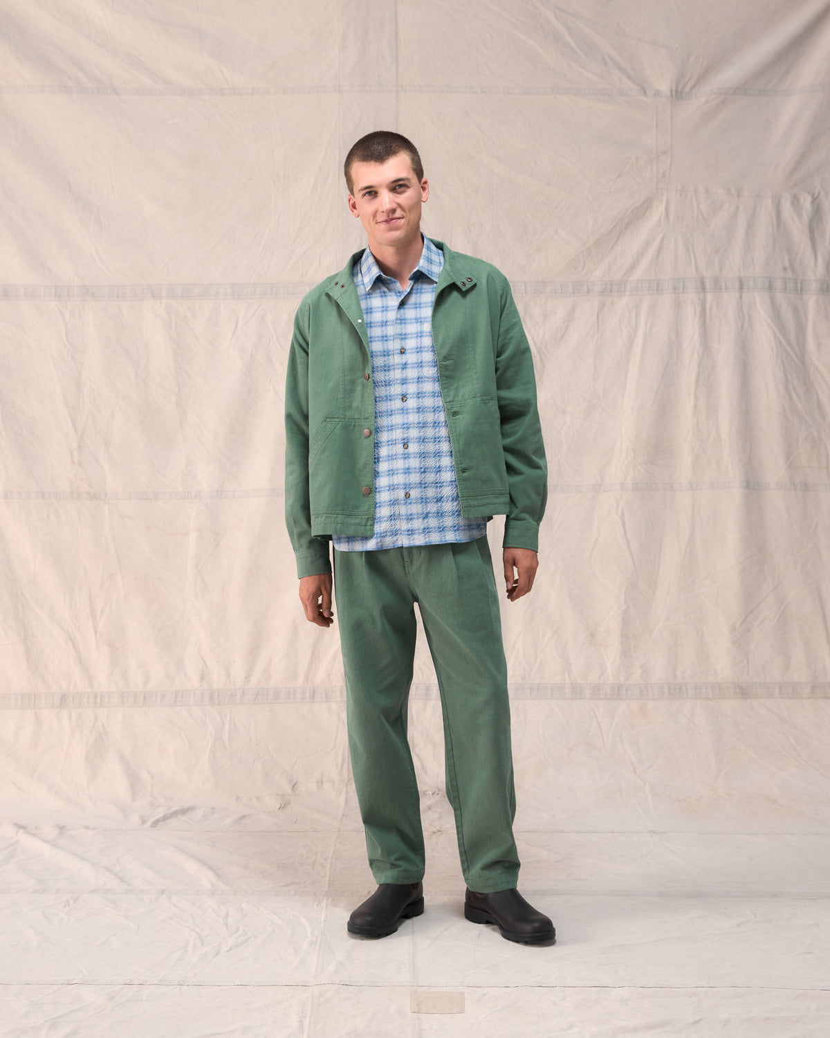 Uniform Trousers - Washed Green