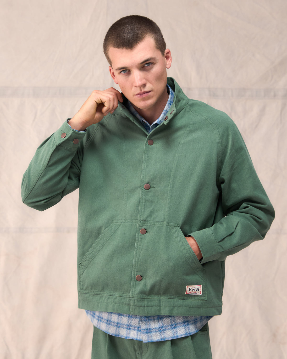 Uniform Jacket - Washed Green