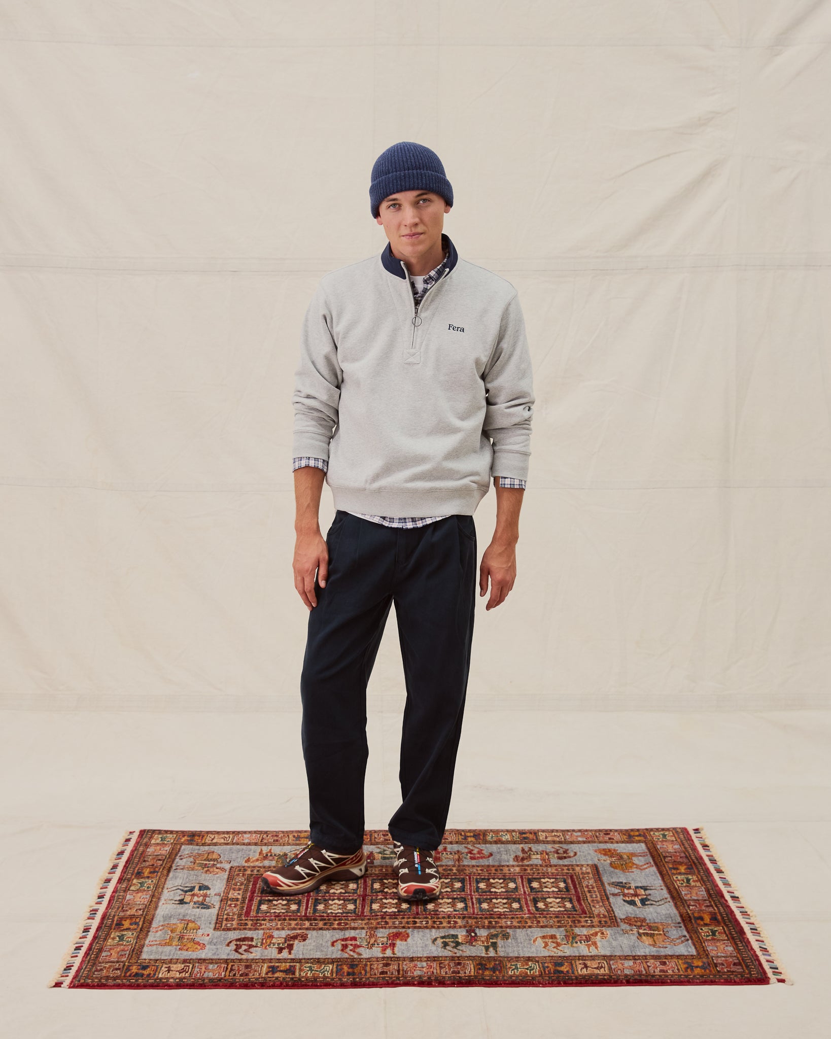 Quarter Zip - Grey