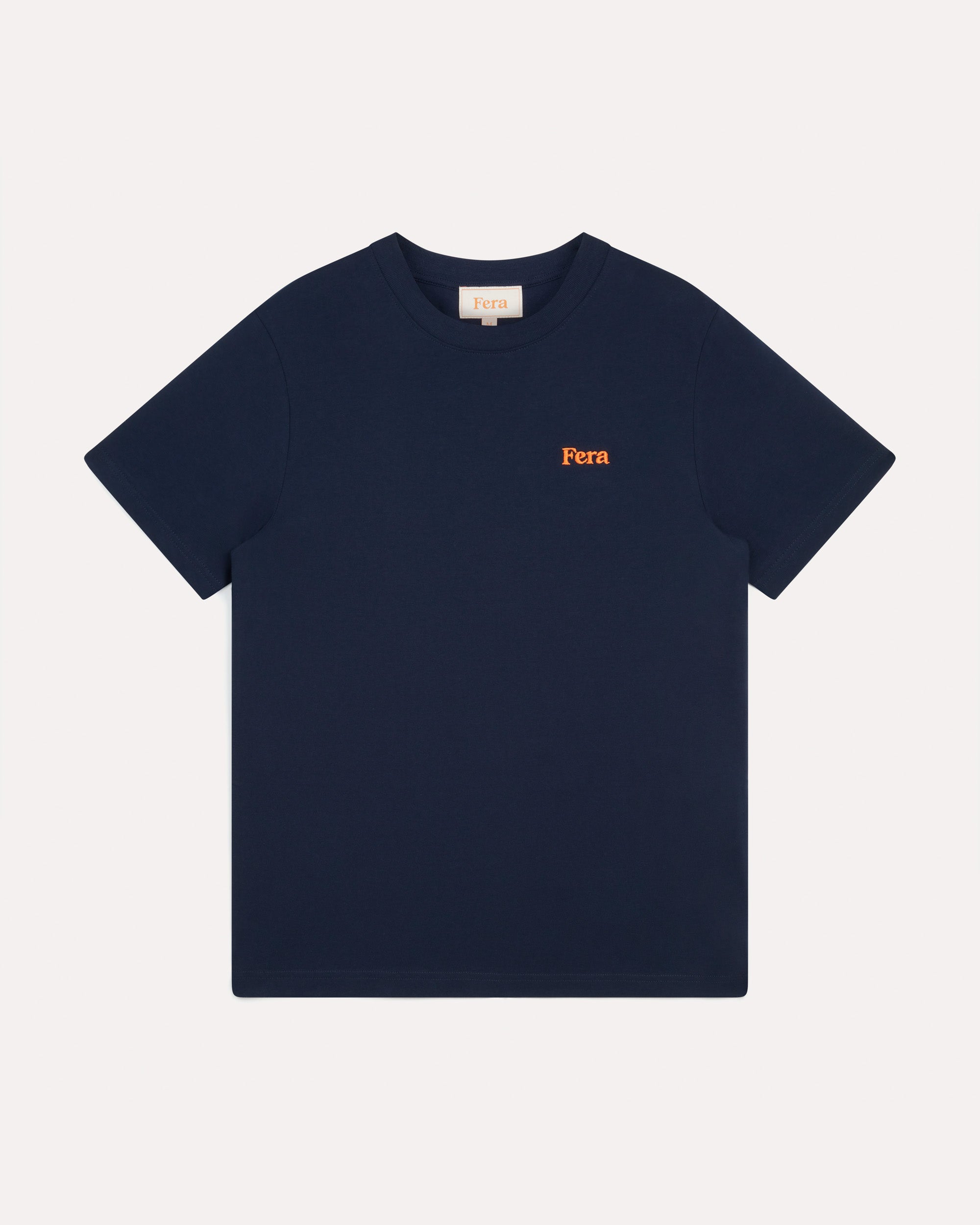 Embroidered T-Shirt - Navy