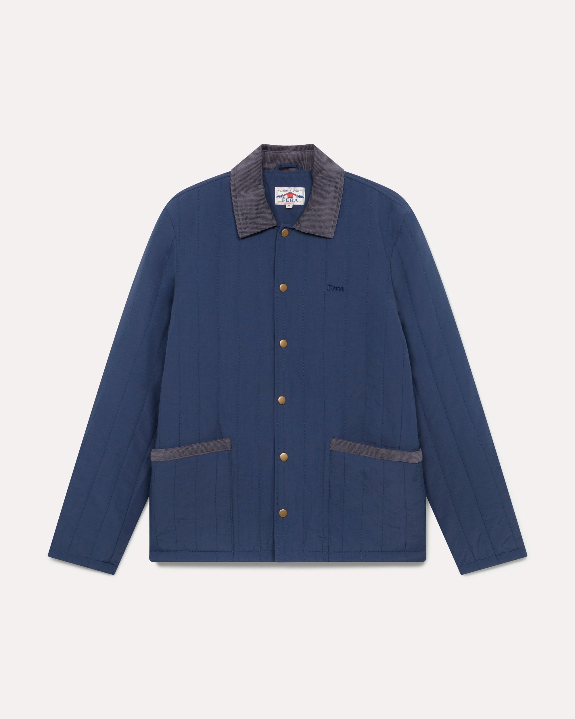 Quilted Jacket - Navy