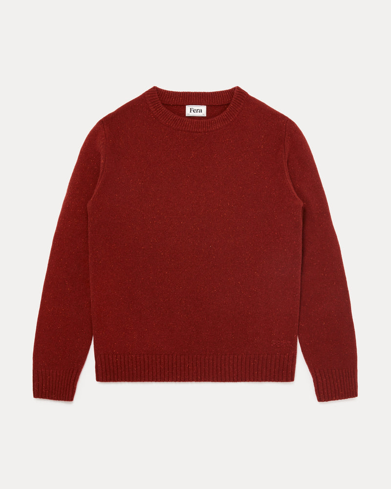 The Fera Peewit Knit in Bonfire