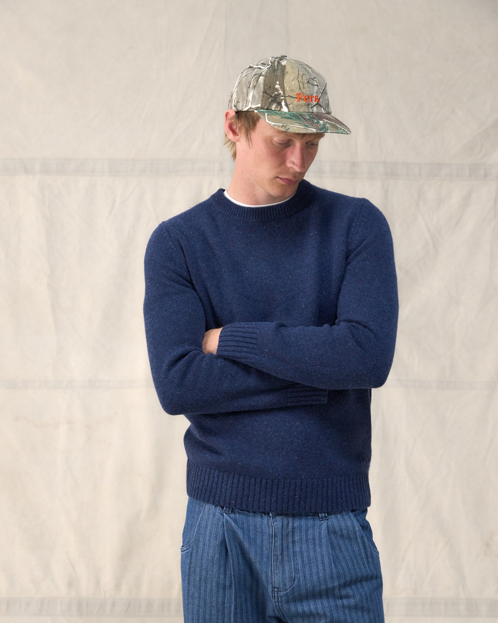 The Fera Peewit Knit in Navy