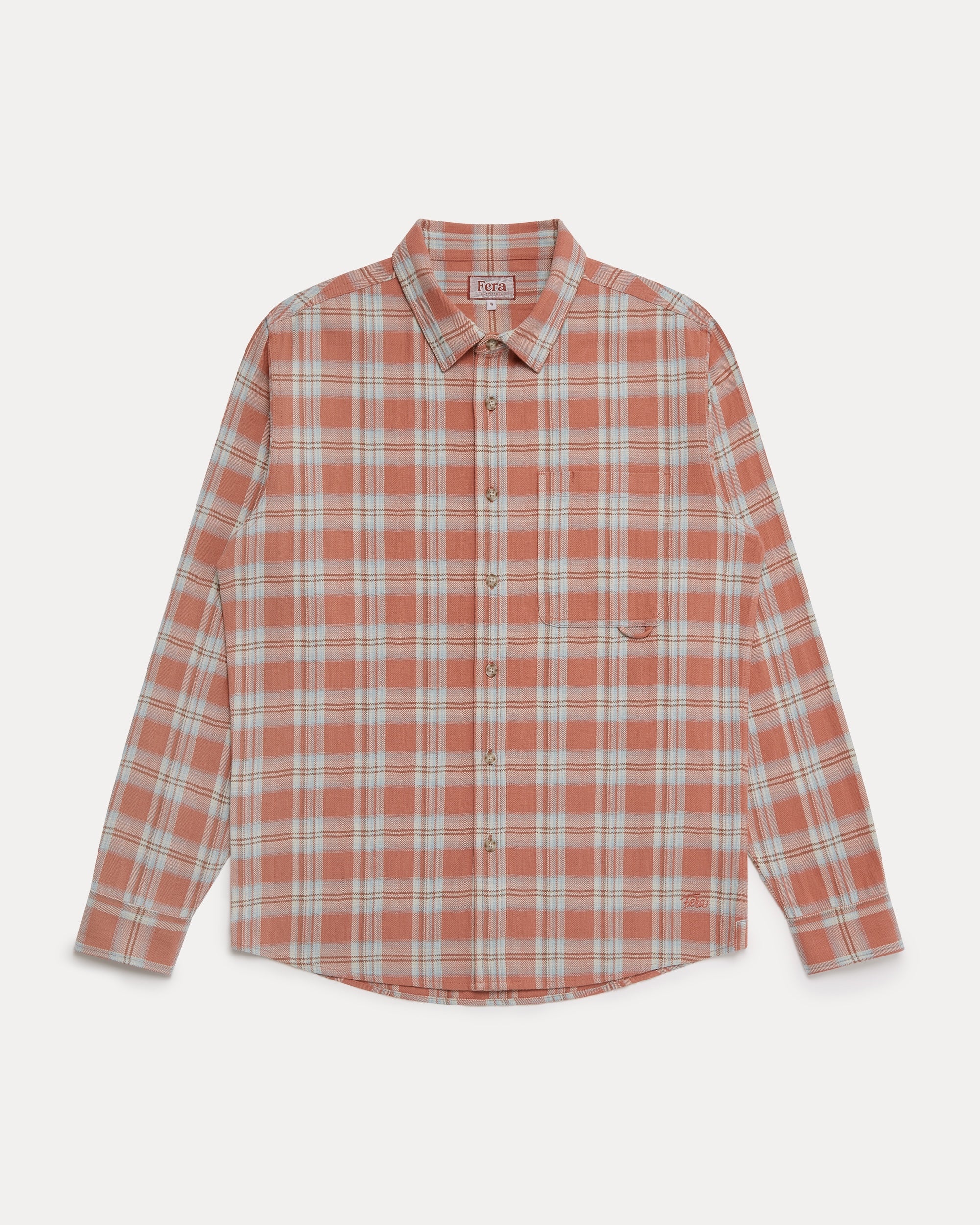 Japanese Flannel Shirt - Dusty Pink