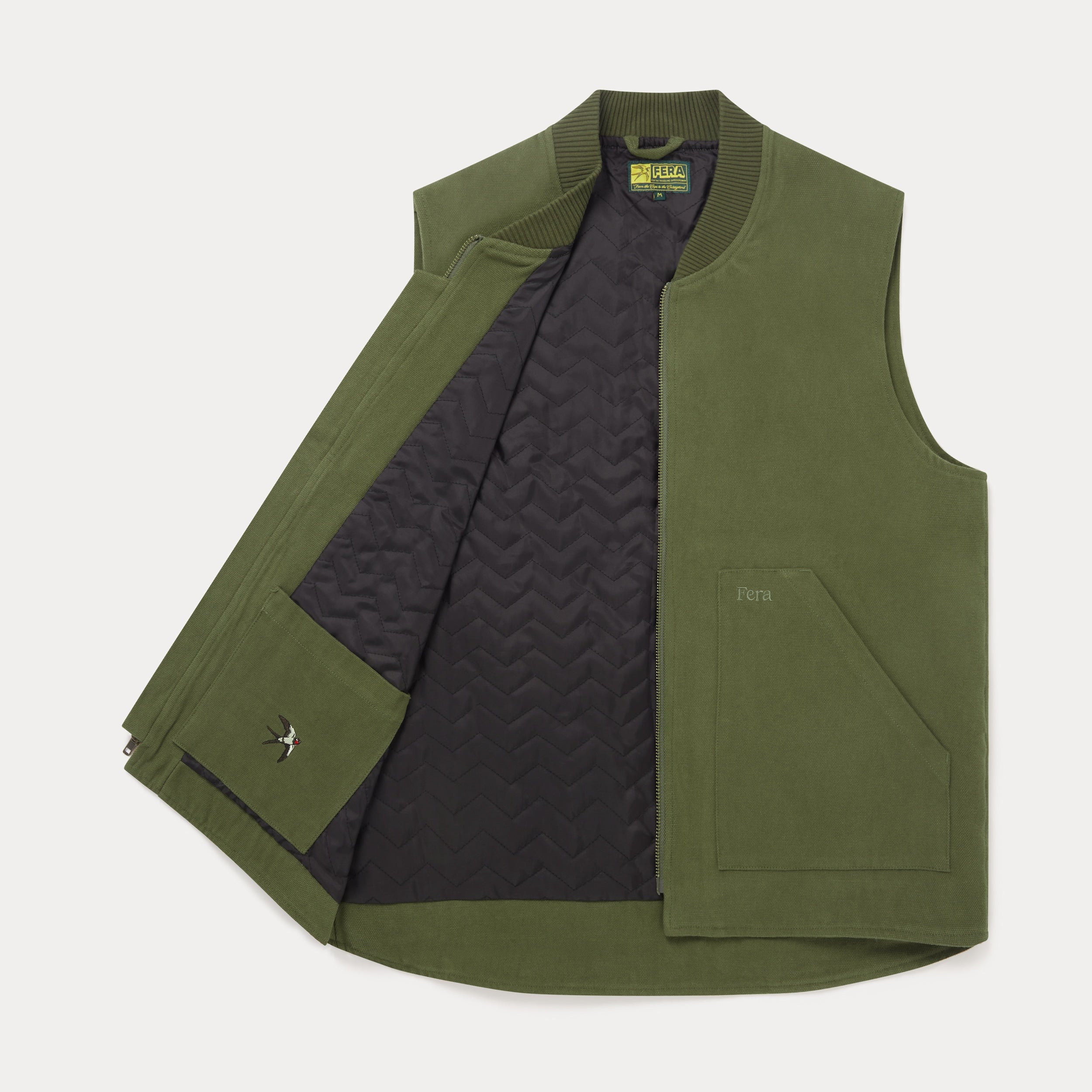 Poacher Gilet - Marsh Green