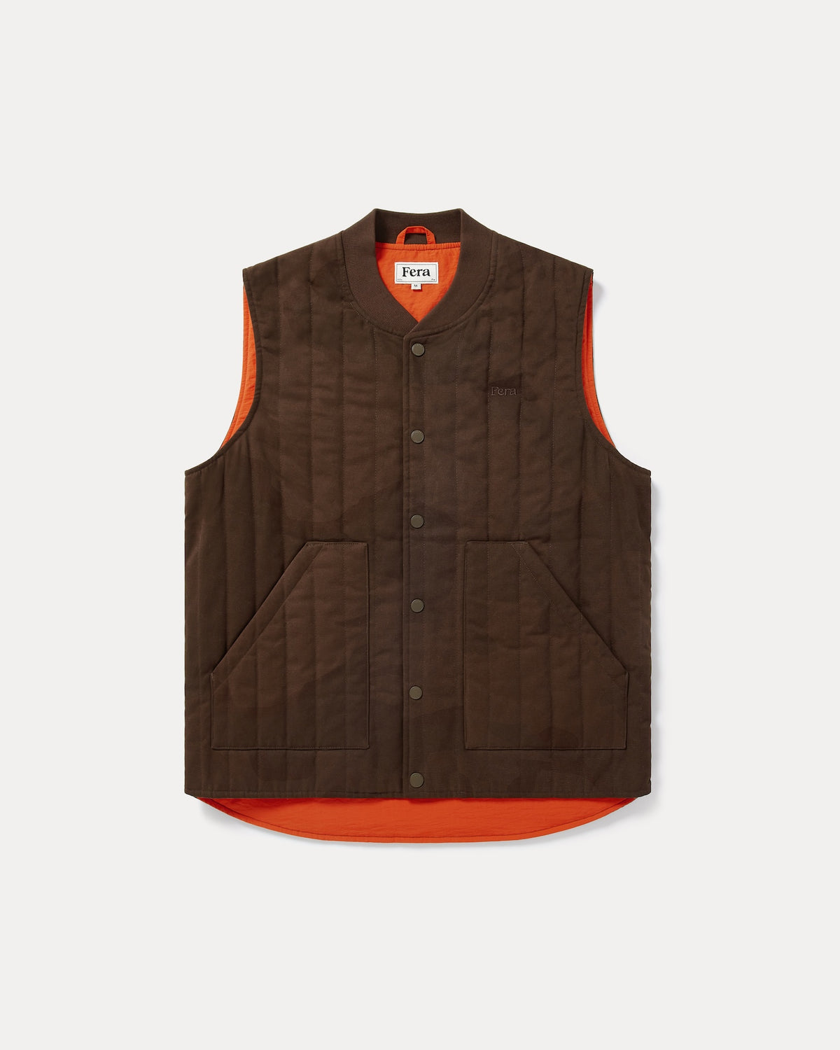 Quilted Gilet - Cotton Camo