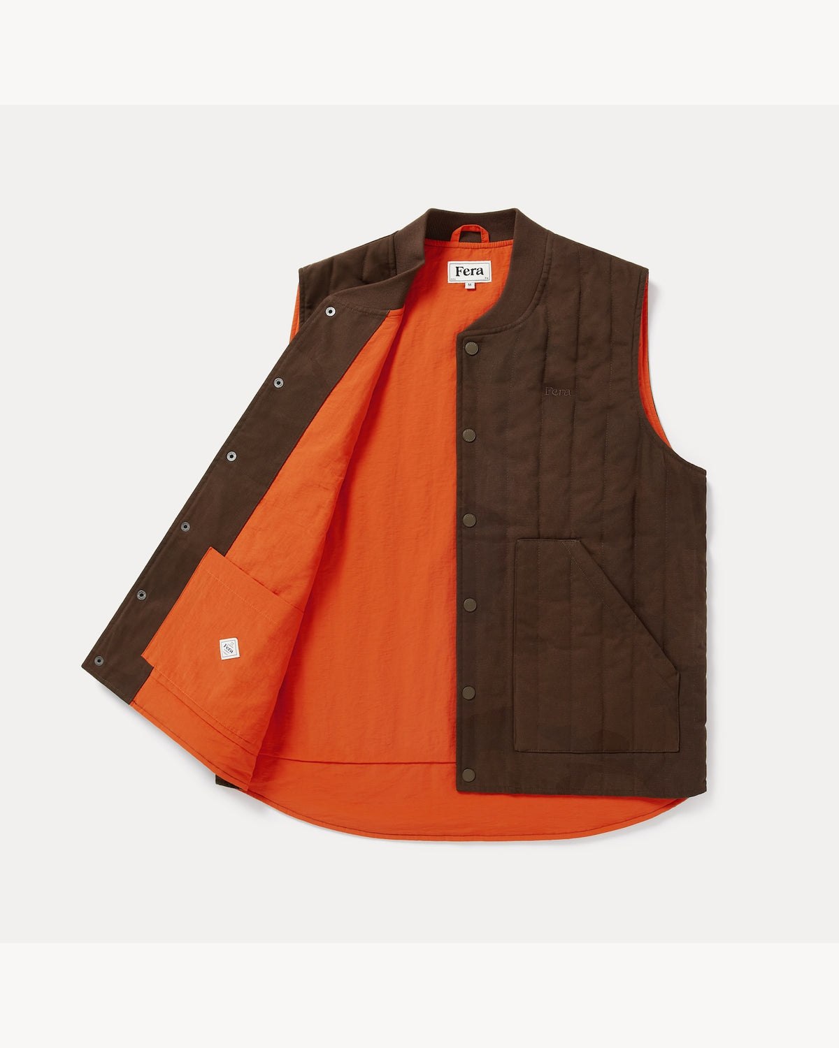 Quilted Gilet - Cotton Camo