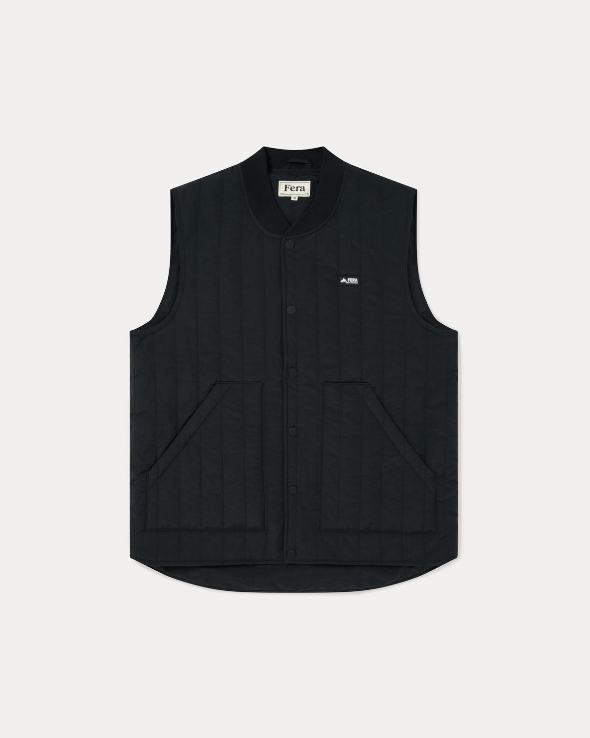 Quilted Gilet - Black