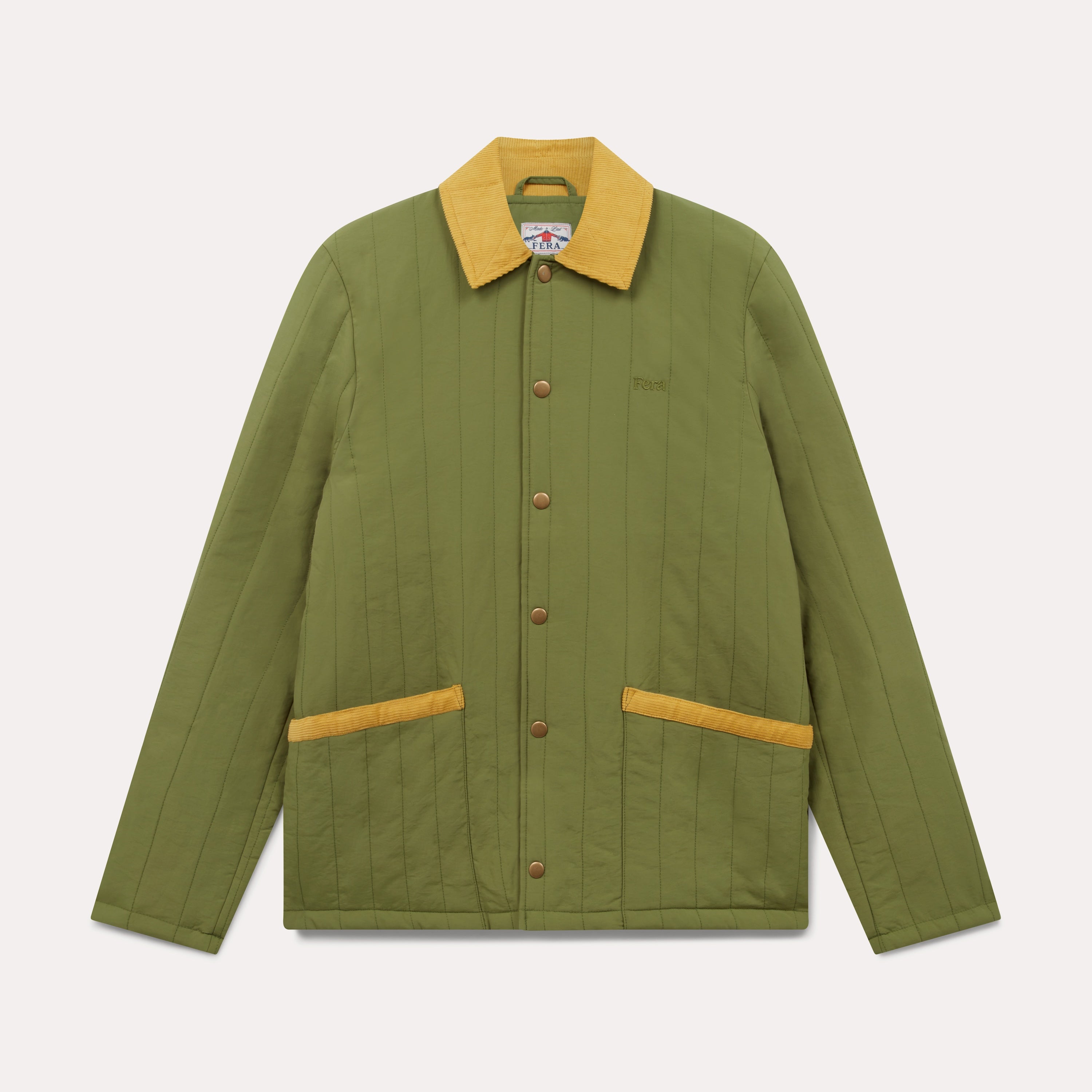 Fera Quilted Jacket - Green