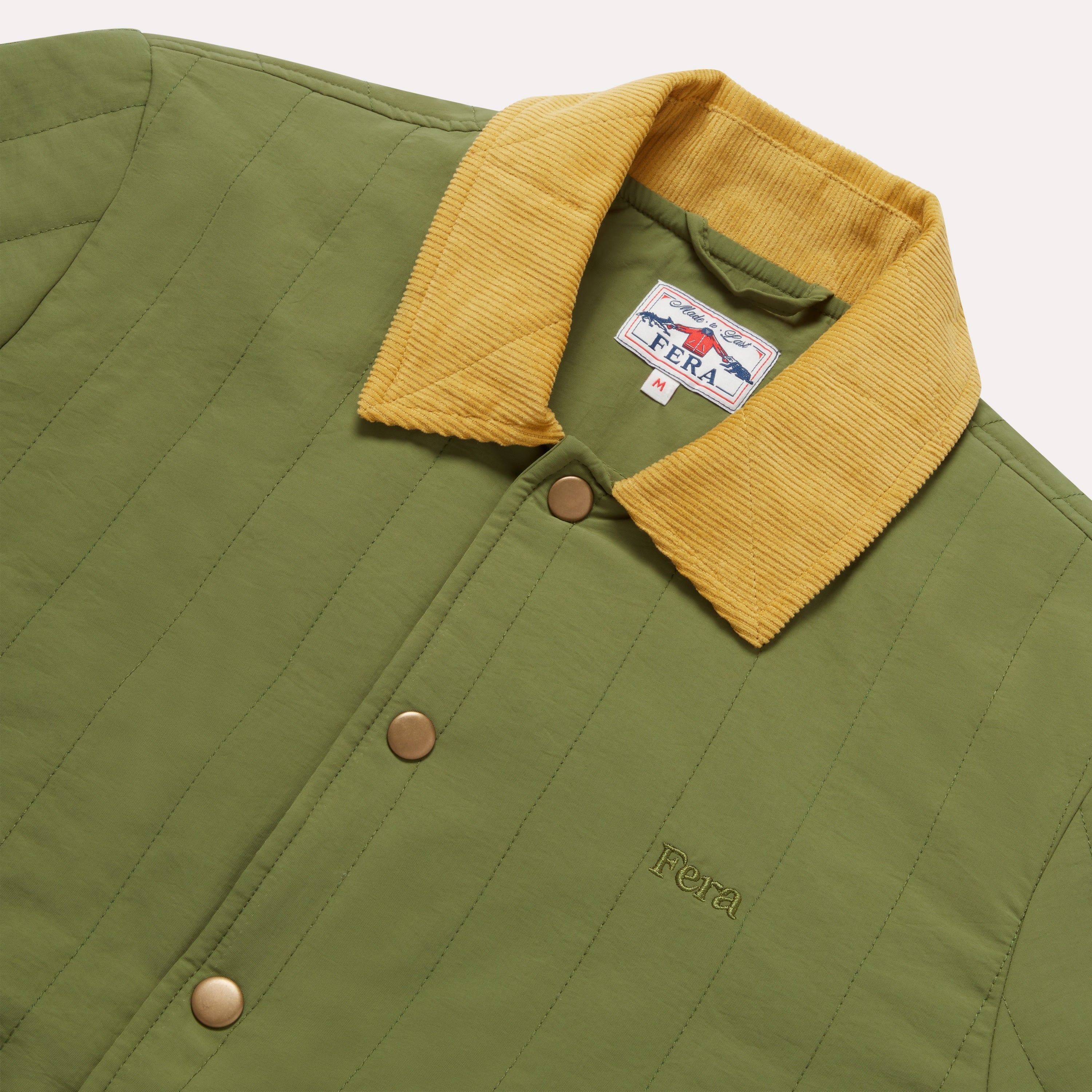 Fera Quilted Jacket - Green