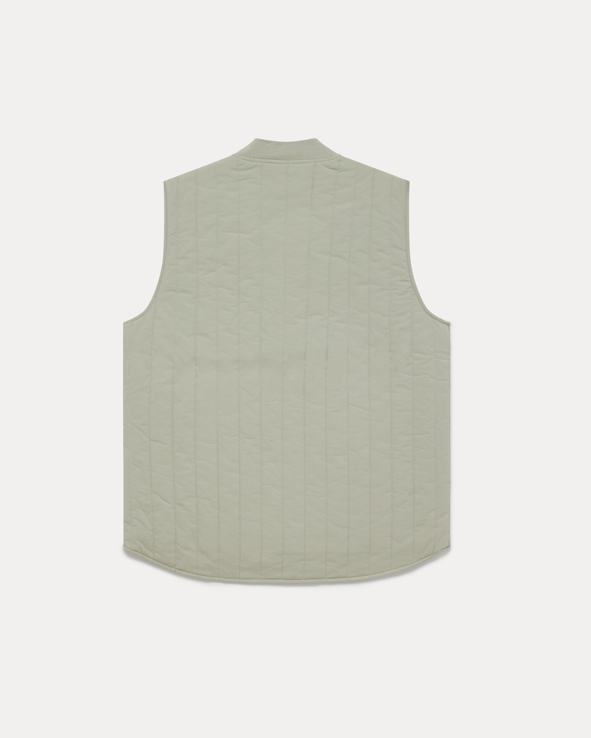 Quilted Gilet - Stone