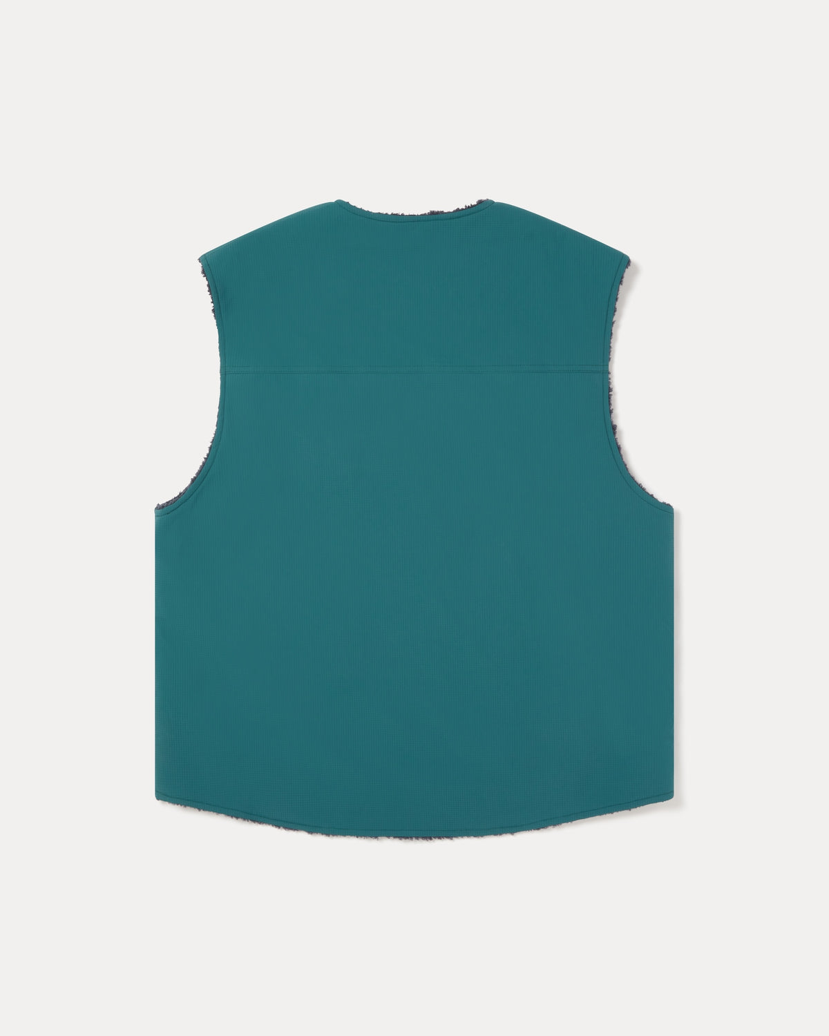 Reversible Sherpa Gilet - Teal