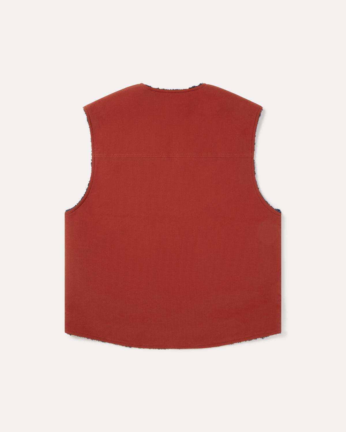 Reversible Sherpa Gilet - Red