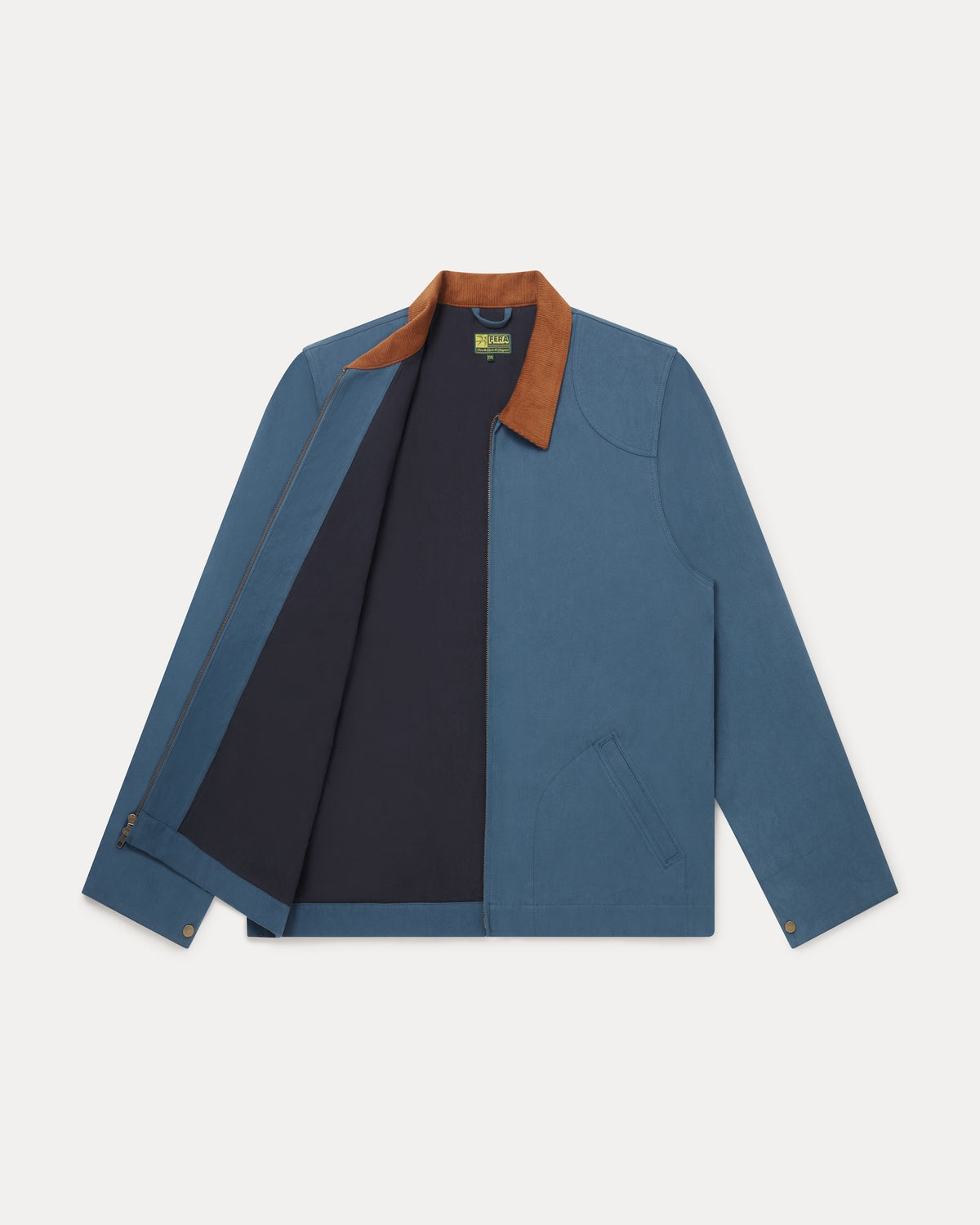 Fera Shire Jacket – Blue | Canvas Lined