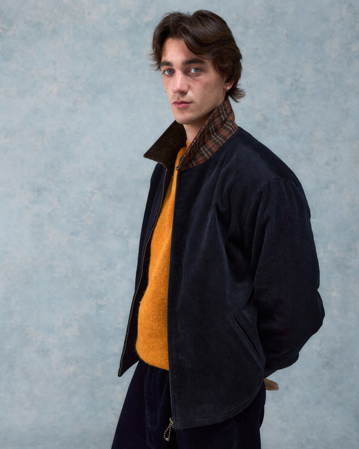 Hurricane Corduroy Jacket - Navy