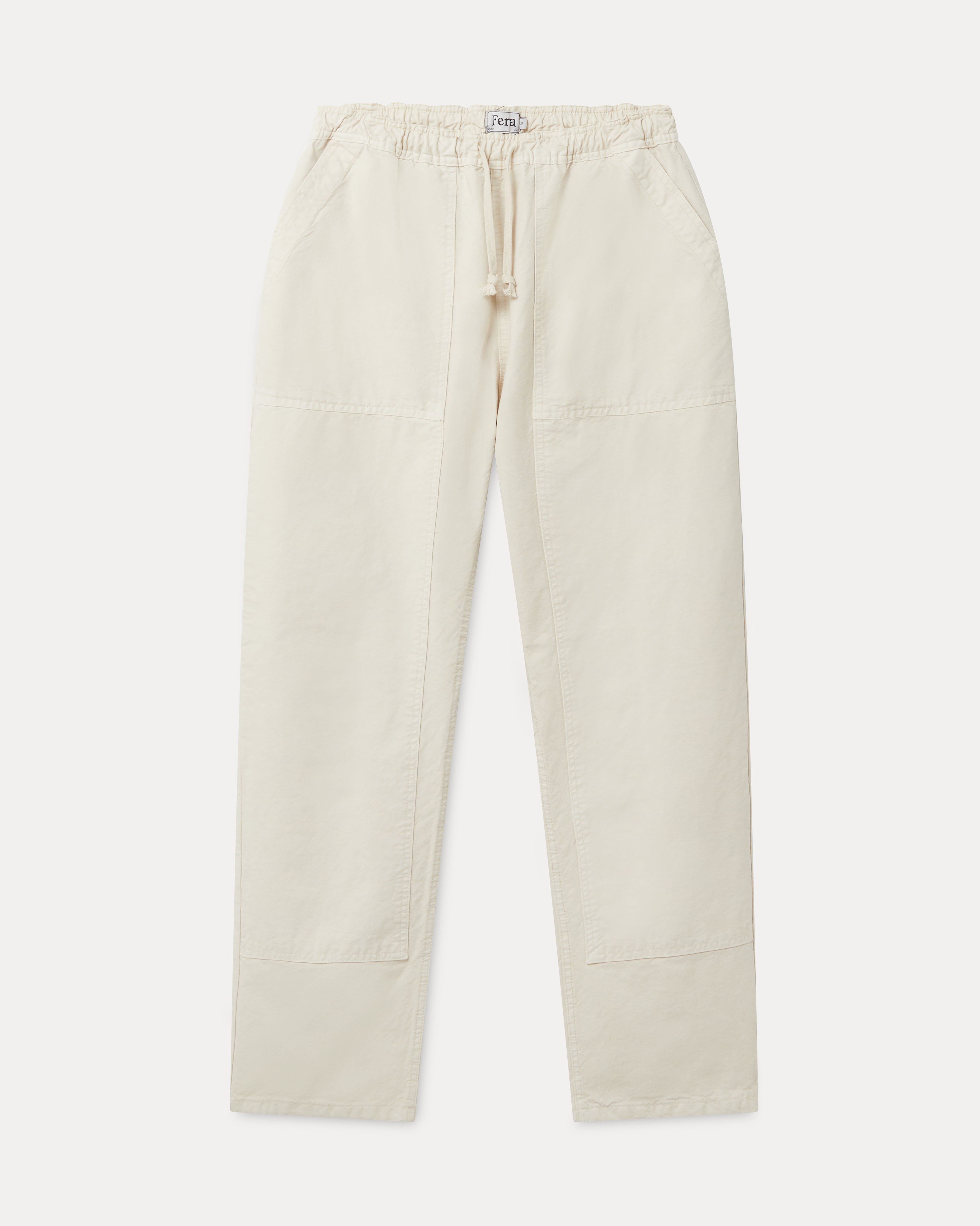 Double Knee Trouser - Ecru