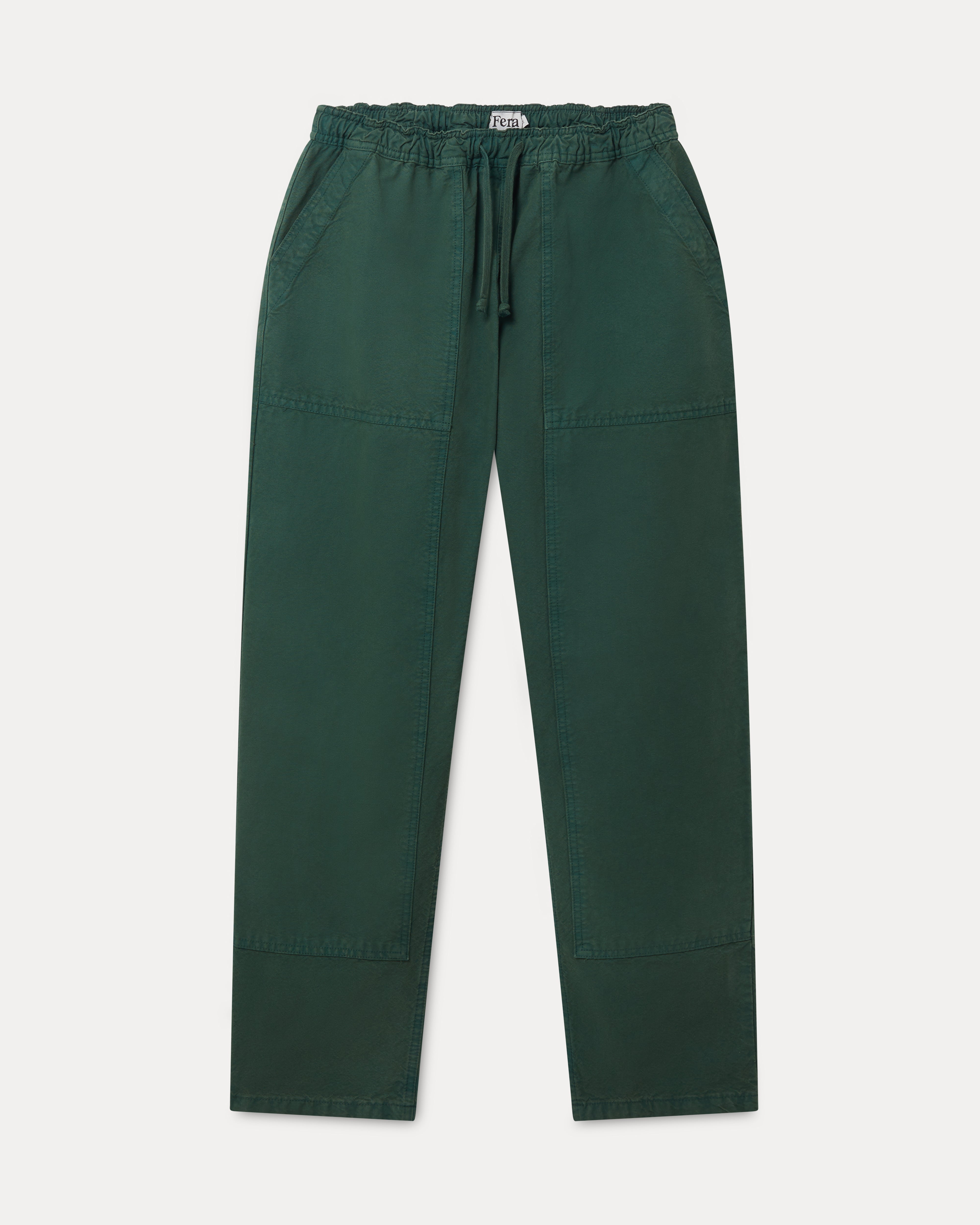 Double Knee Trouser - Green