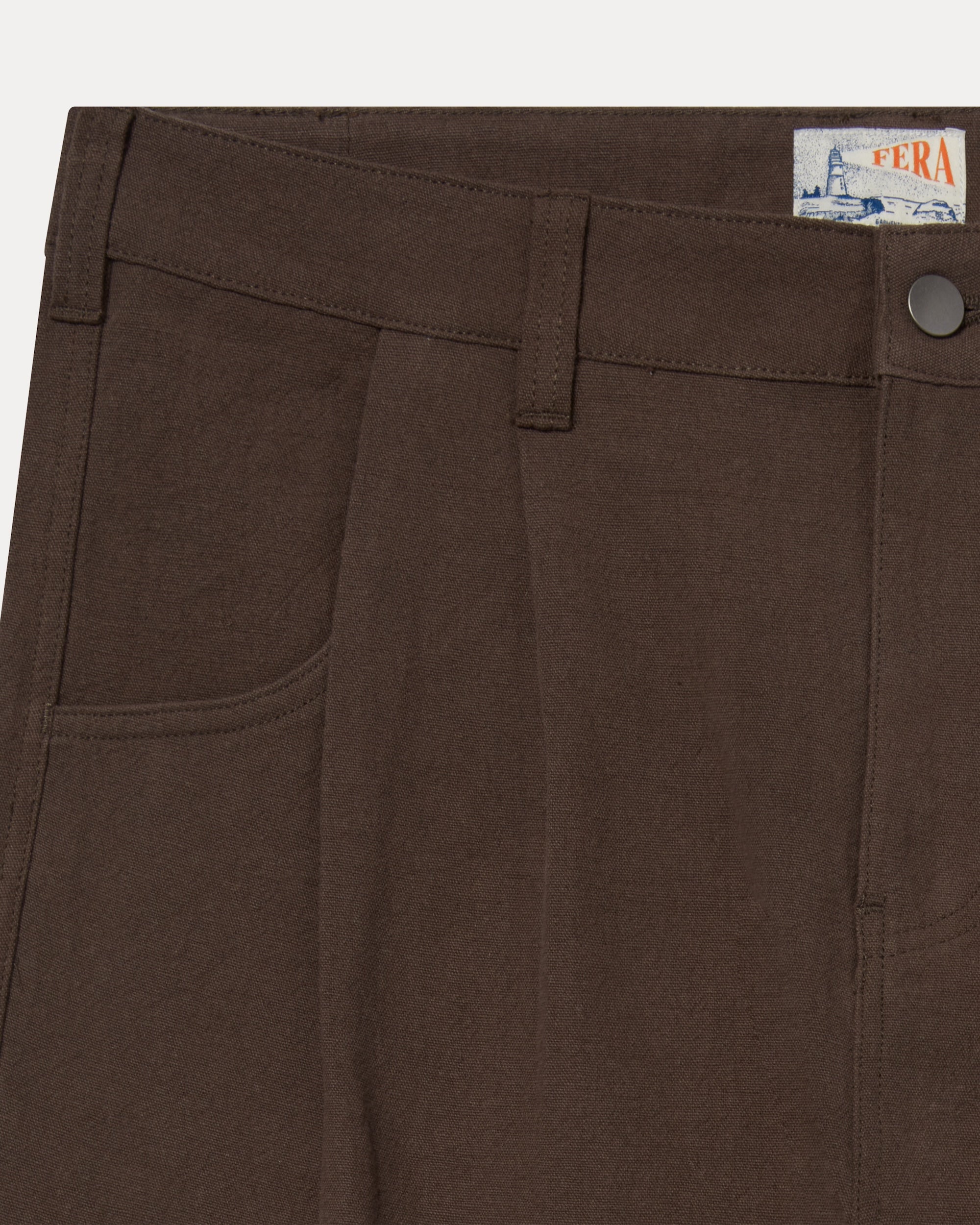 Uniform Trouser - Brown Hemp
