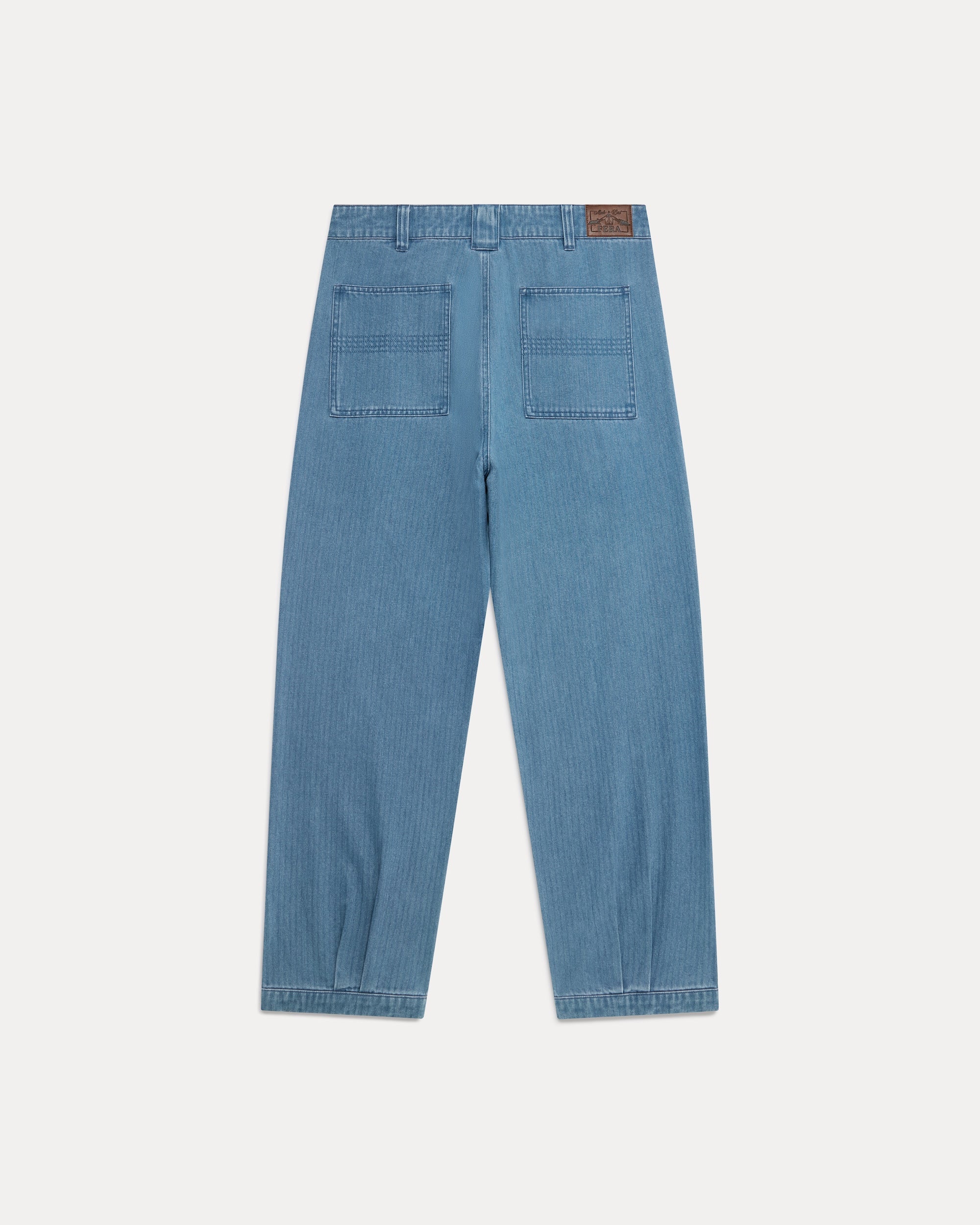 Uniform Trouser - Denim Herringbone