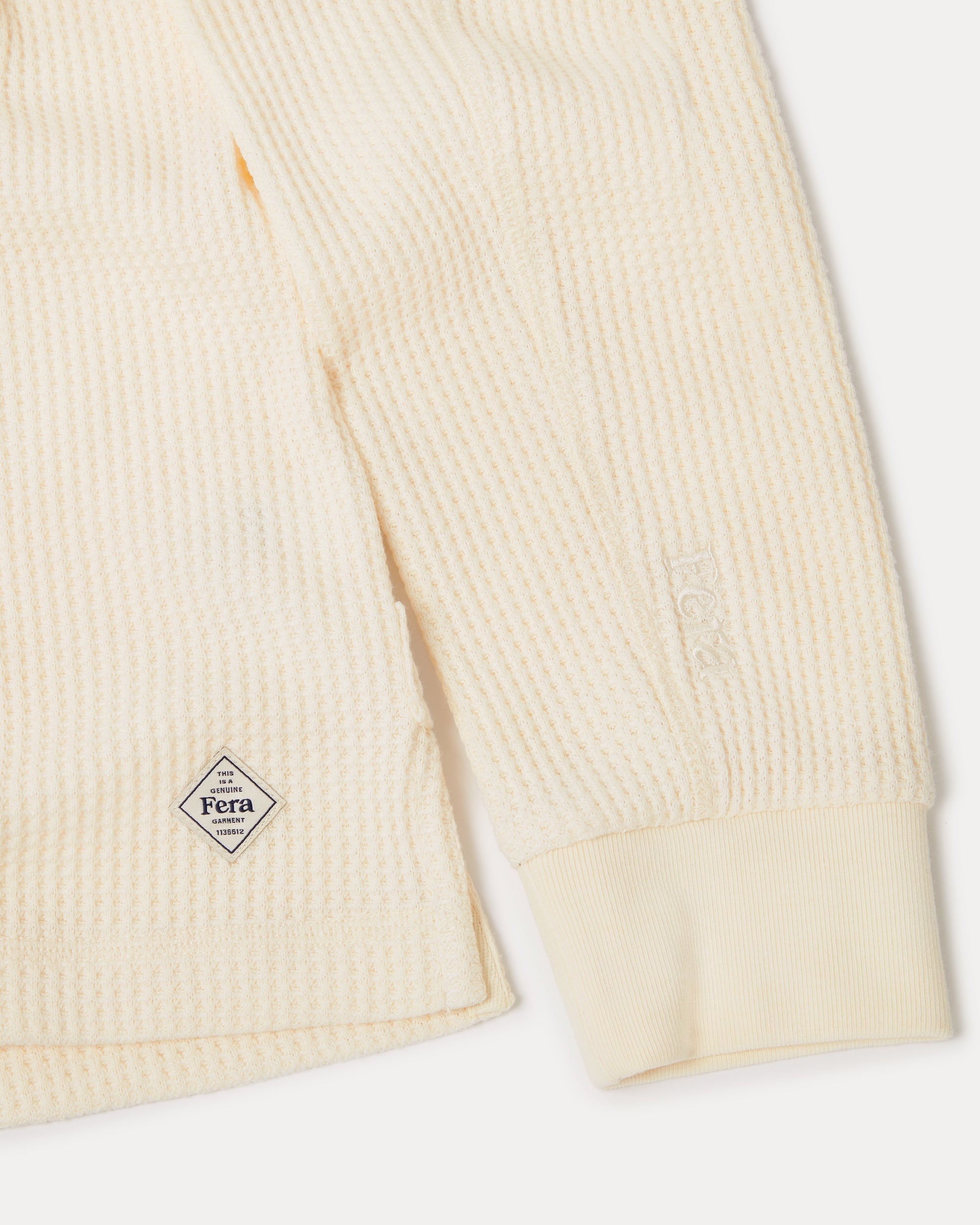 Waffle Long Sleeve - Off-White
