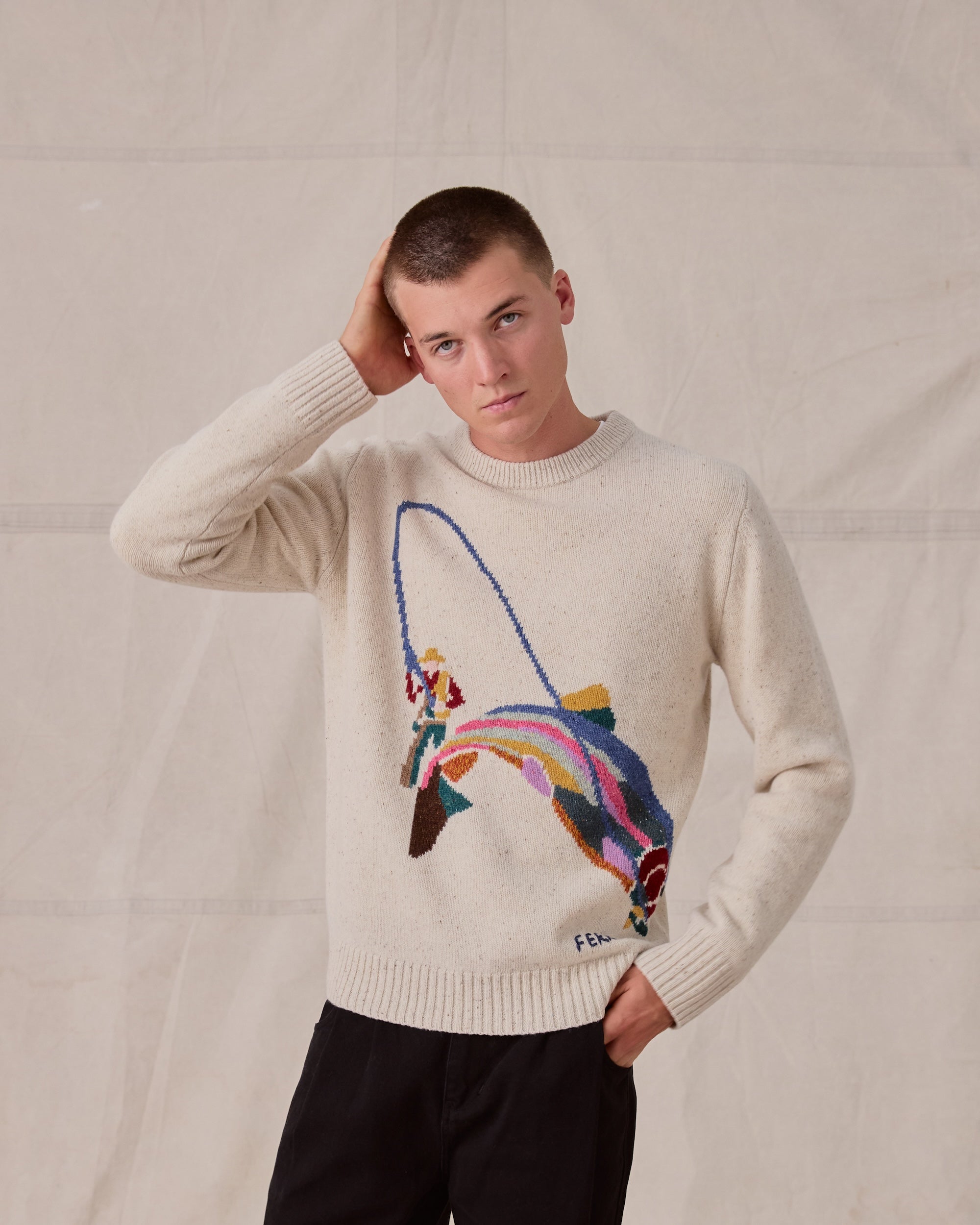 Double Haul Knit - Ecru